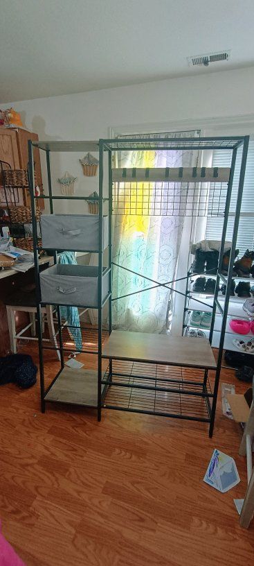 coat and shoe rack pickup only.