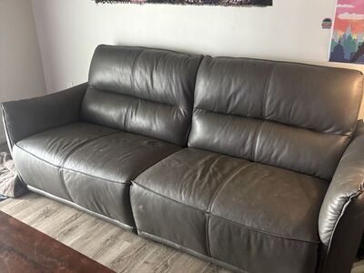Reql Leather Sofa