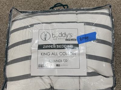 Beddys KING Chandler cotton ZIPBASE