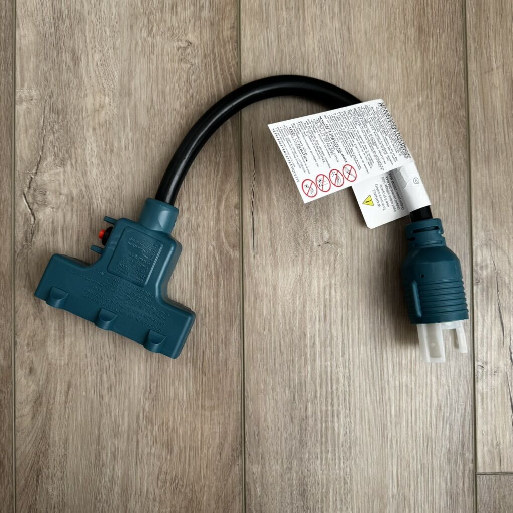 NEMA L5-30P to 3× 5-15/20R Generator Adapter