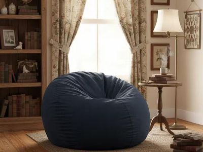 Homy Casa Prota Large Ocean Teal Bean Bag Chair