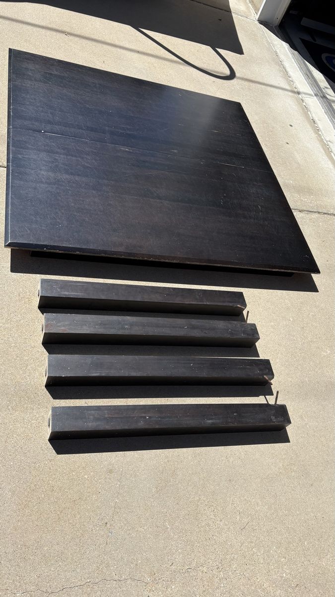 Solid wood table and chair set
