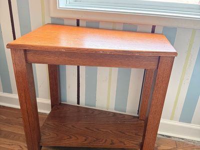 Angled Vintage Side Table