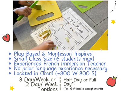 In-home preschool in Orem near UVU