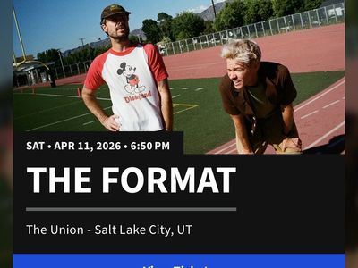 The Format At The Union 4/11 2 Tickets