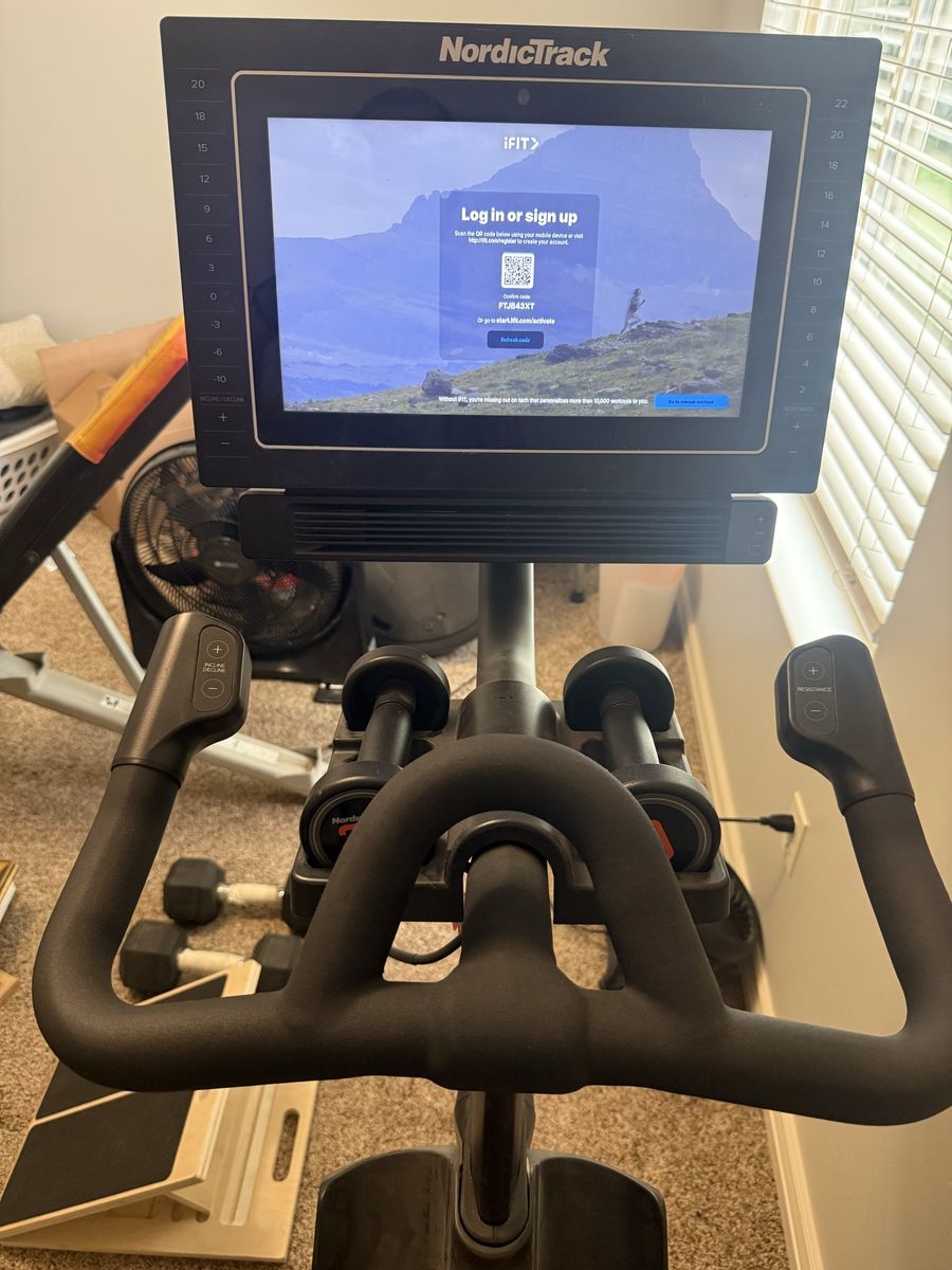 NordicTrack S15i Studio Cycle Exercise Bike with iFit Interactive Training, Magnetic Resistance