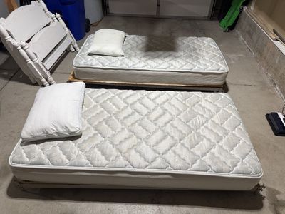 Twin-Size Costco Mattress w/ Bed Frame