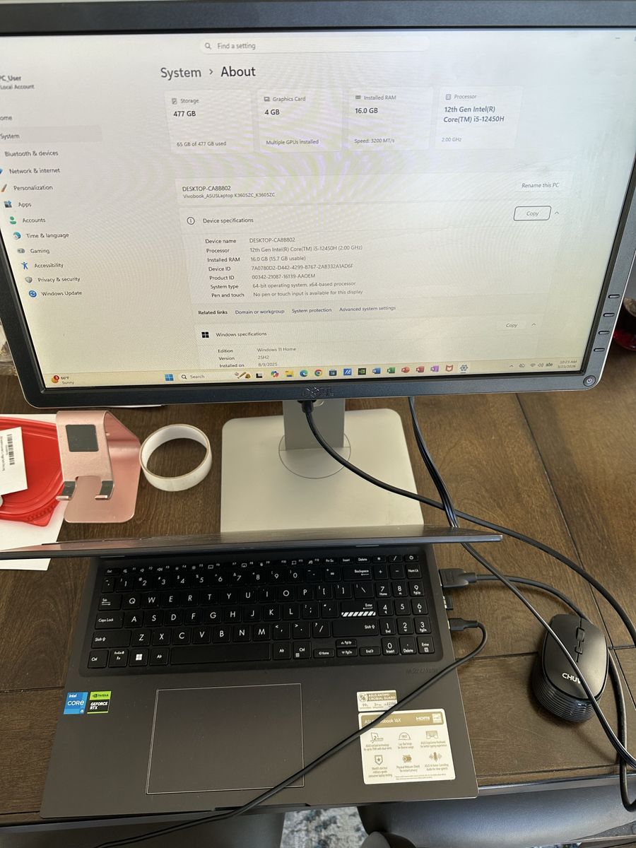 Dell Dock Station and 20-inch HD Monitor HDMi