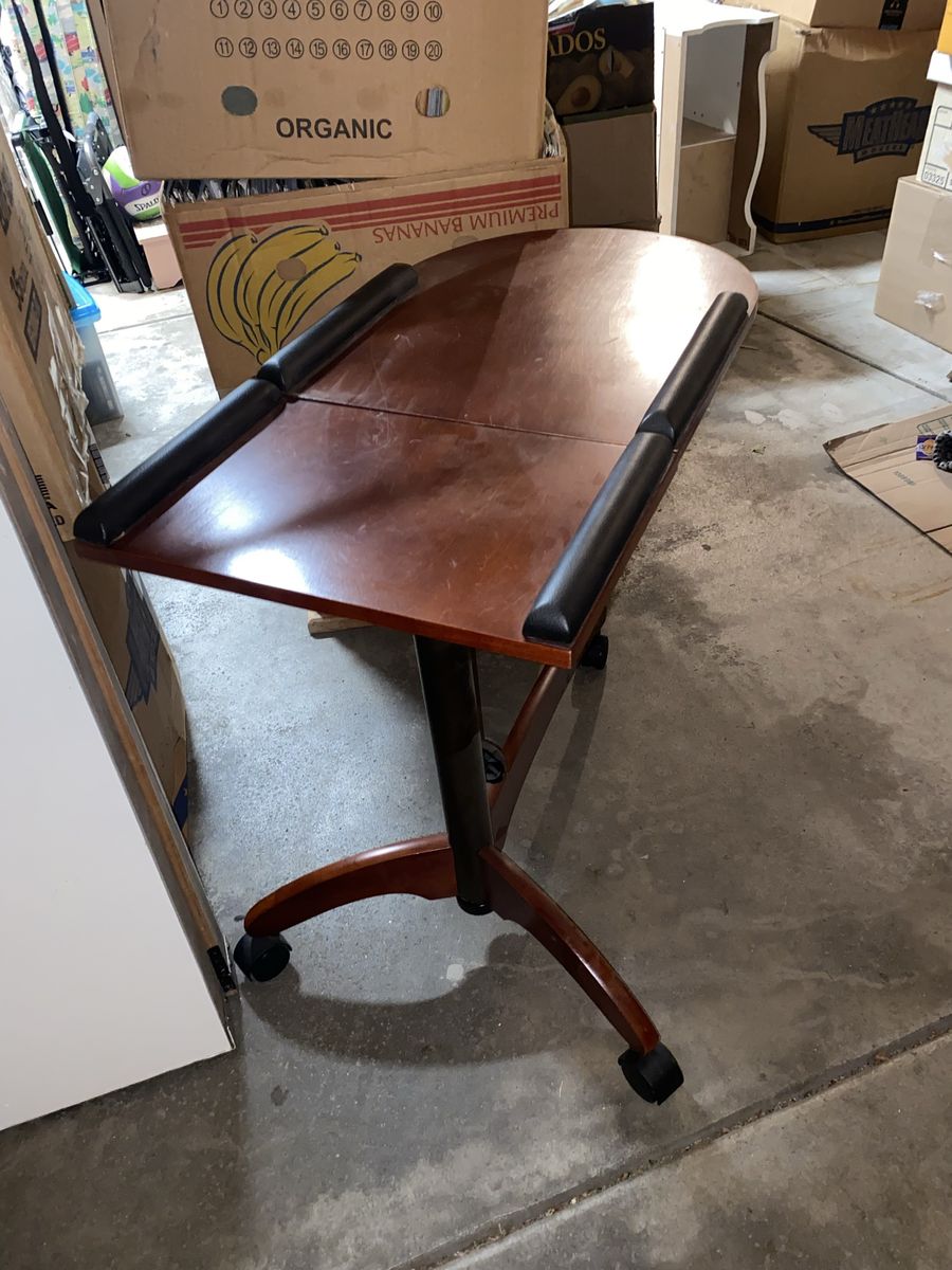 Cherry wood TV tray table!