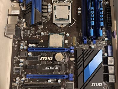 Motherboard and 2x CPUs and 16gb ram ddr3 2133