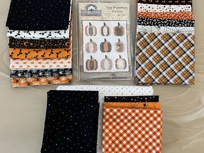 The Pumpkin Patch Quilt Kit Cotton Street Commons Halloween Fabric Pattern