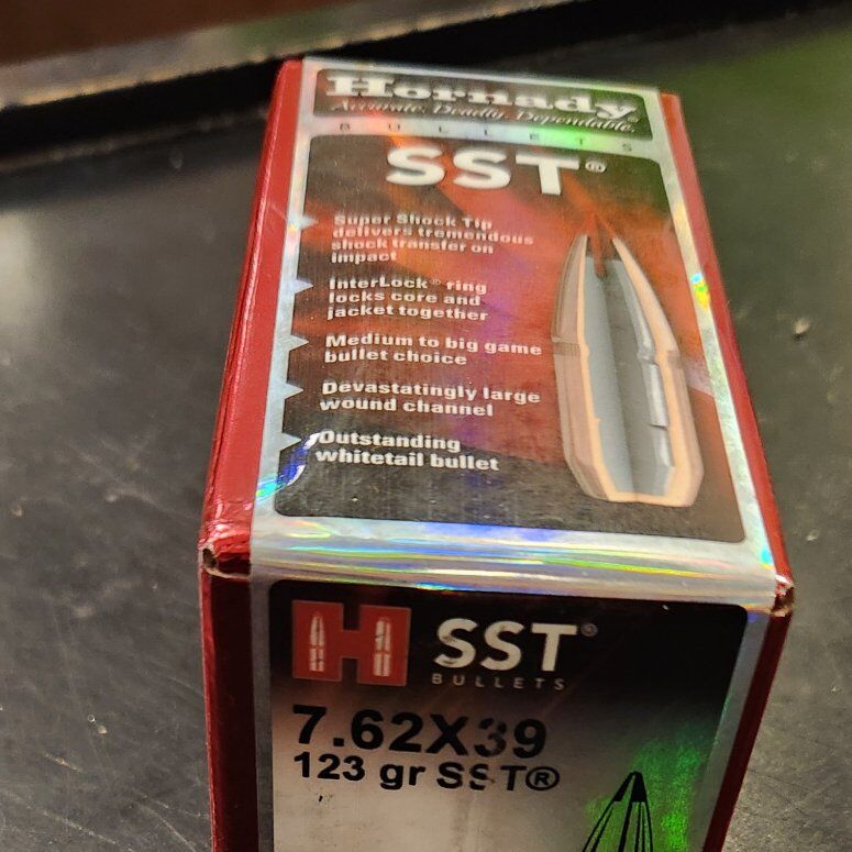 New Box of Hornady 7.62 Cal .310 123 gr SST #3142