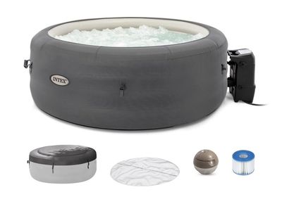 Intex Bubble Massage SimpleSpa Portable Inflatable Hot Tub