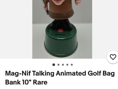 Mag-Nif Talking Animated Golf Bag Bank