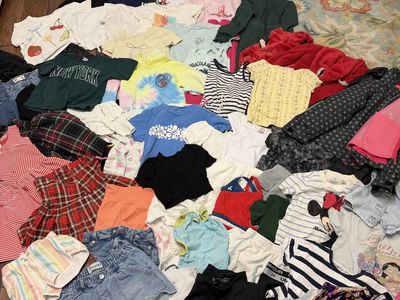 Variety of girl clothes bundle sizes 6-7