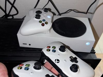 Xbox Series S Console with Three Wireless Controllers