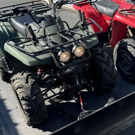 Yamaha Wolverine 350 4 X 4 Snow Plow