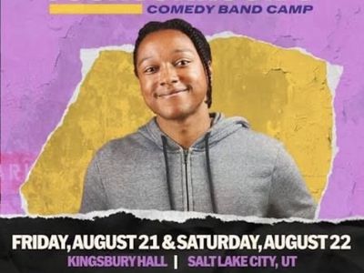2 Tickets: Josh Johnson Comedy Band Camp - Aug 21, 2026, 7 PM @ Kingsbury Hall SLC Balcony Right