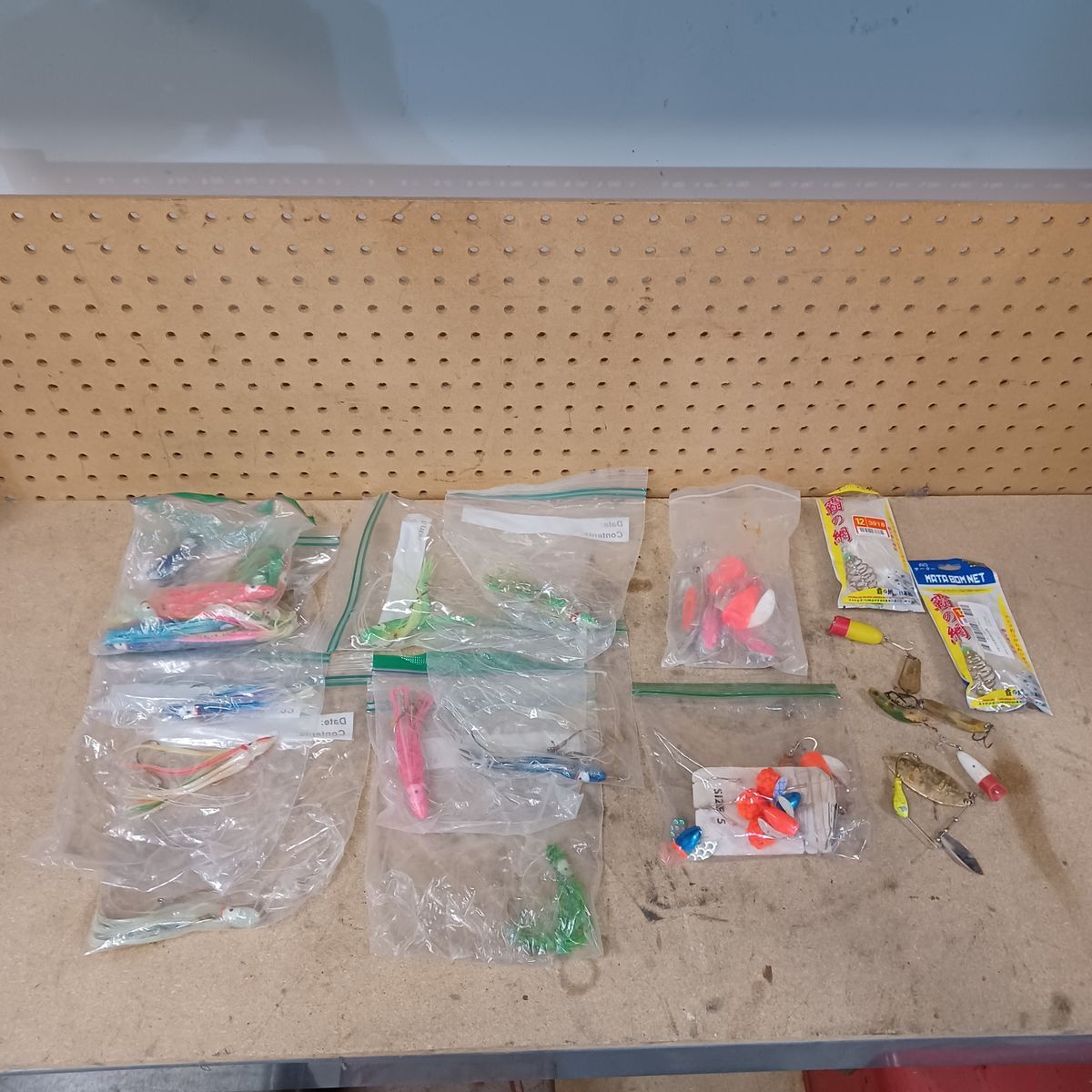 Fishing gear. Lures etc.