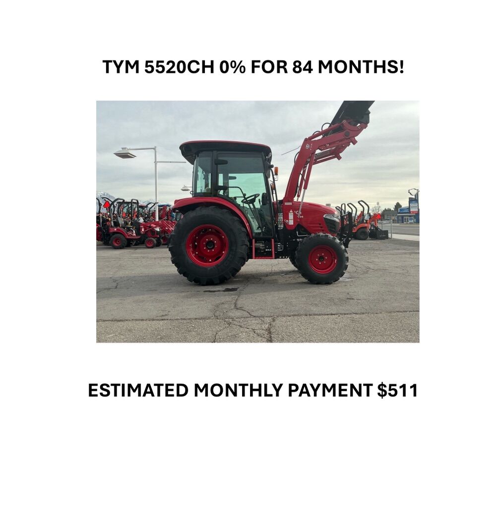 TYM 5520CH Tractor 0% for 84 Months