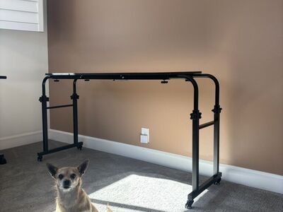 Overbed Table With Wheels