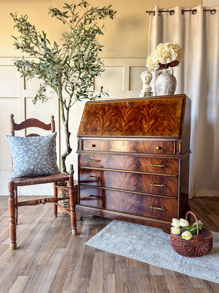 *FREE DELIVERY Vintage Drexel Flame Secretary Desk