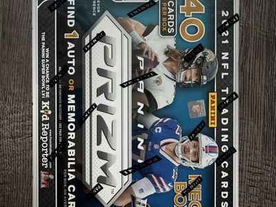 2021 Panini Prizm NFL Football Mega Box Factory Sealed 40 Cards