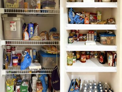 New-5 pack wire rack covers 40"x12" White, for Shelving & Pantry Organization currently $140 online