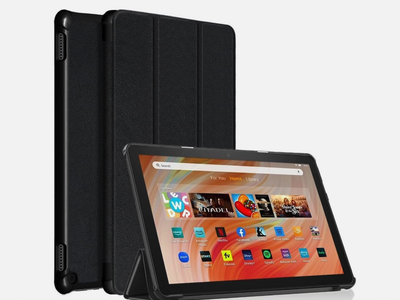 Fire HD 10 13th Gen 2023 Case Kids Pro Auto Wake Sleep Slim Folio Black