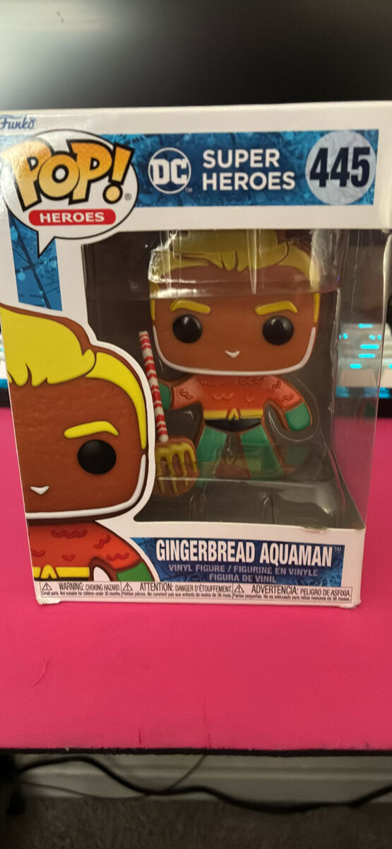 Gingerbread Aquaman Funko Pop