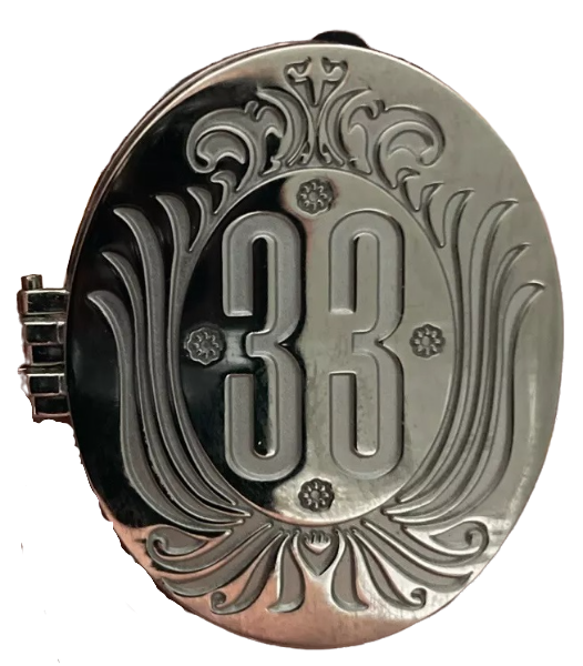 RARE ~ LE 650~Club 33 Disneyland Walt Disney Hinged Portrait Pin~If You Can Dream It, You Can Do It