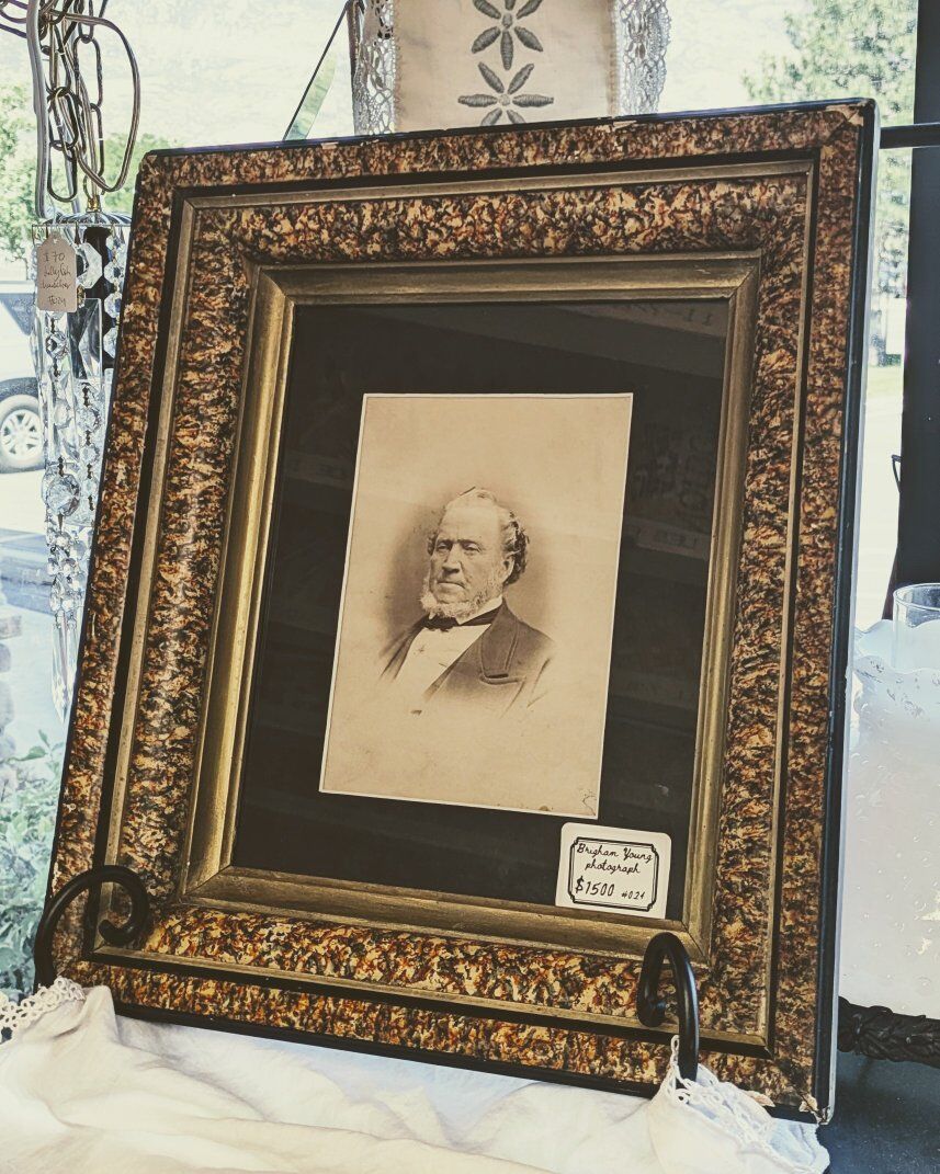 Antique photograph of Brigham Young