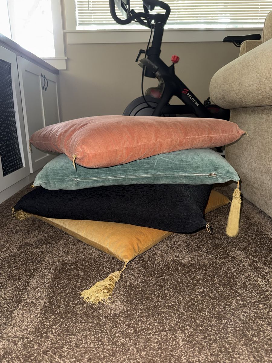 24”X24” Pillows in a variety of colors. $5 each.