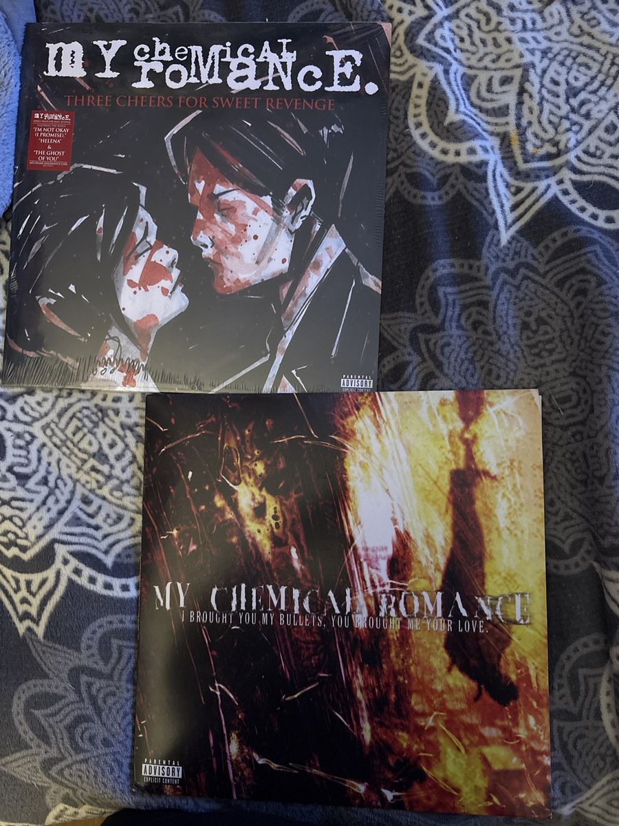 My Chemical Romance Vinyl LPs: Three Cheers for Sweet Revenge & I Brought You My Bullets, You Brought Me Your Love