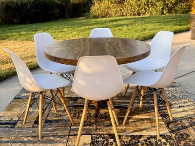 Table and chairs