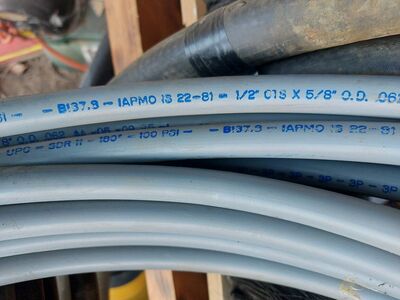 Gas hose lines for lp or natural gas fuel stoves