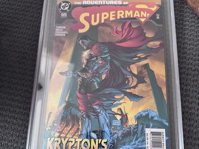 The Adventures of Superman #625 CGC 9.6 White Pages (DC Comics, 2004) Michael Turner Cover