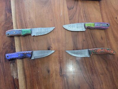 Damascus Skinning Knife