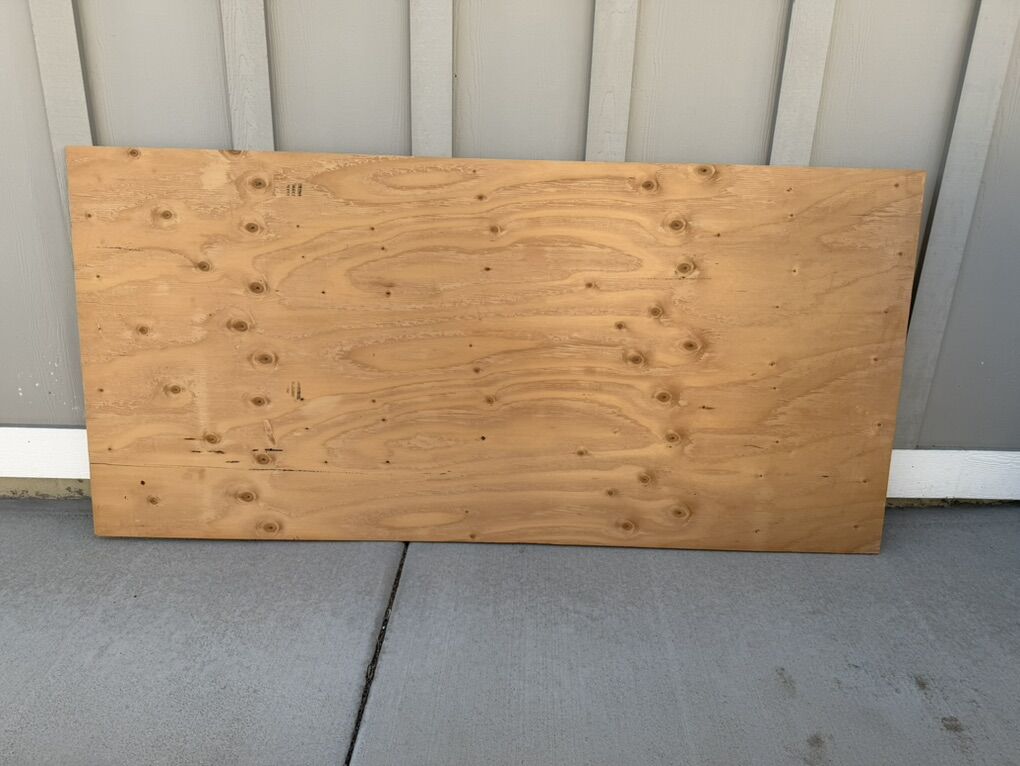 Plywood 76 in X 36 In X .75 inches