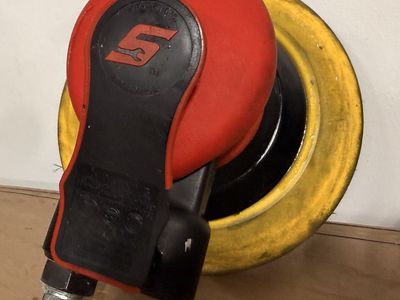 Snap-on Pneumatic Air Palm Sander - Red/Black