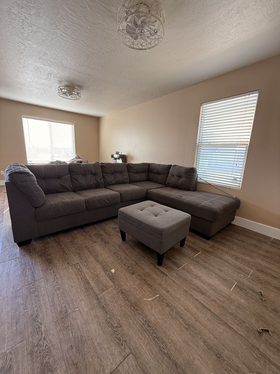 Grey Sectional From Hutchs