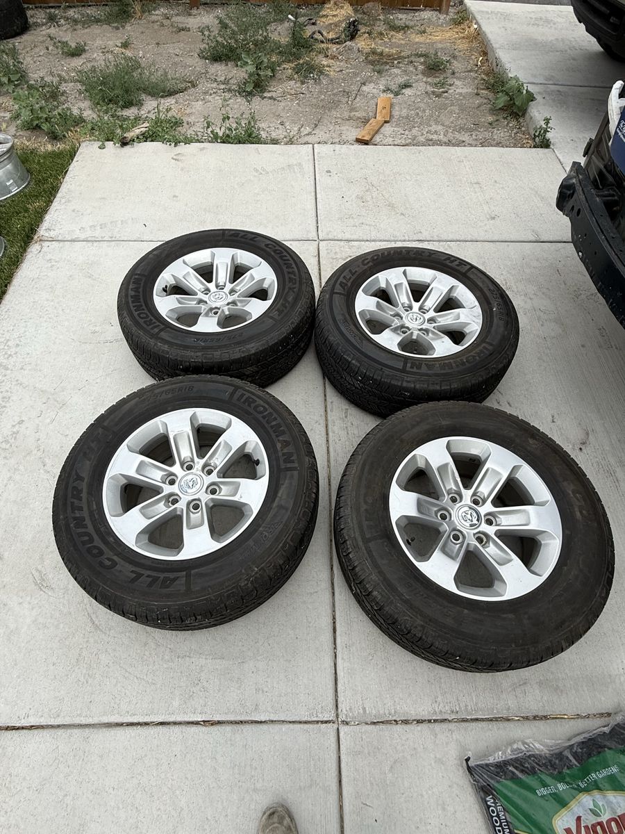 6x5.5 RAM wheels and tires 275/6518