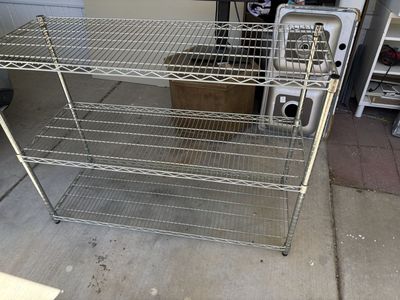 Sturdy garage metal organizer