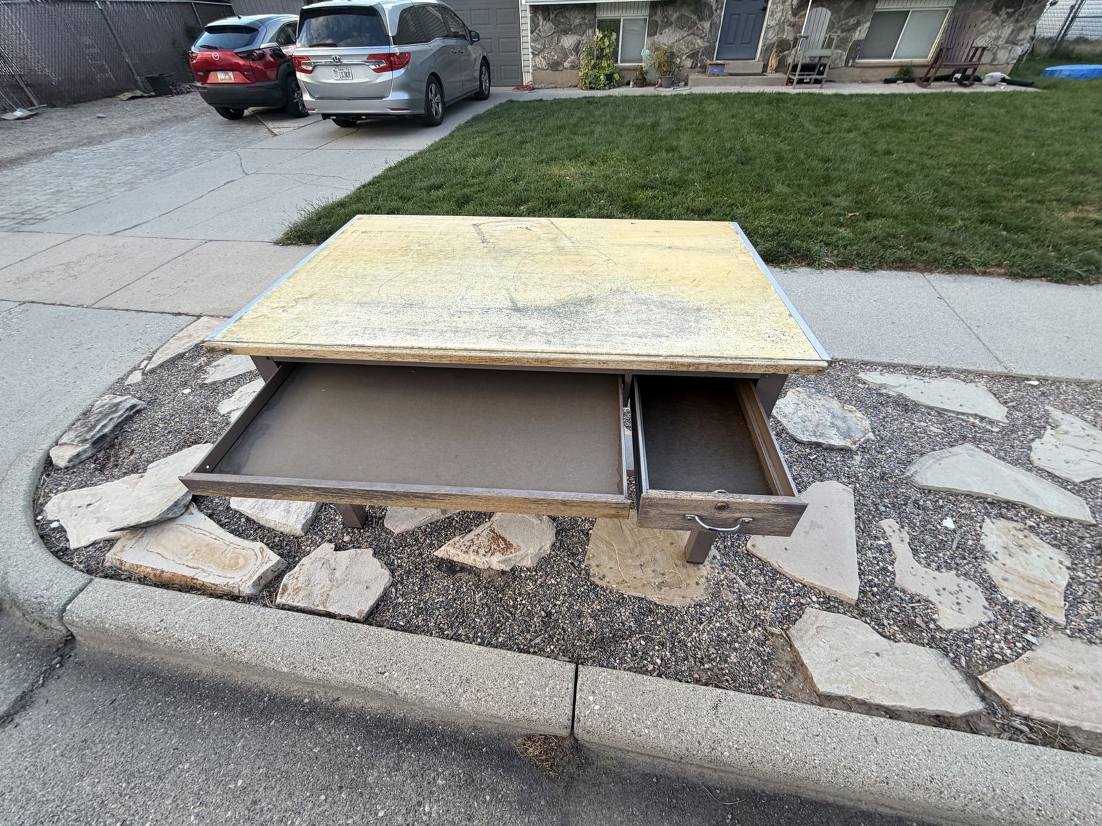 FREE Vintage Mayline Drafting Table — Built Like a Tank, Weighs slightly less 