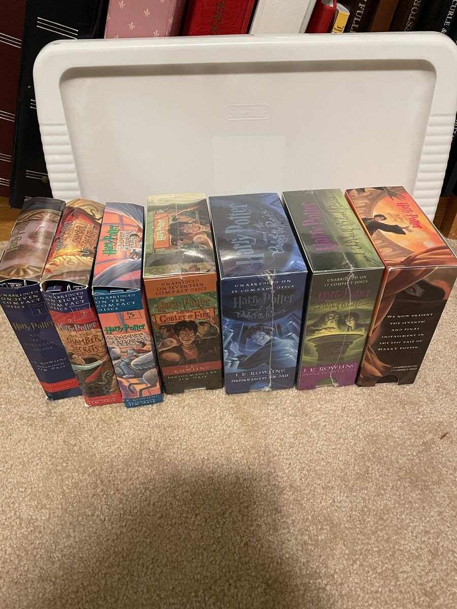 Harry Potter Unabridged Audiobook CD Set: Sorcerer's Stone to Deathly Hallows J.K. Rowling