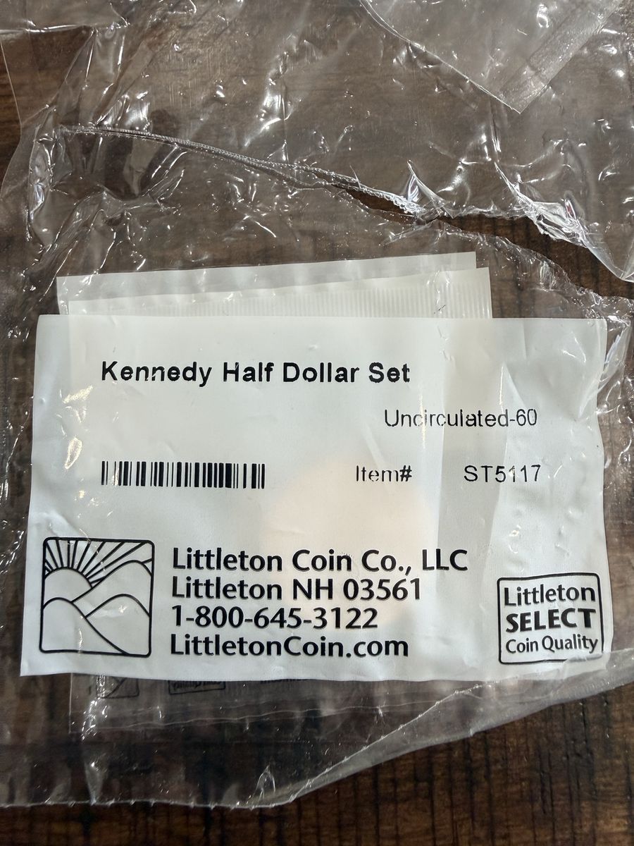 Kennedy half dollar set.
