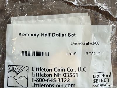 Kennedy half dollar set.