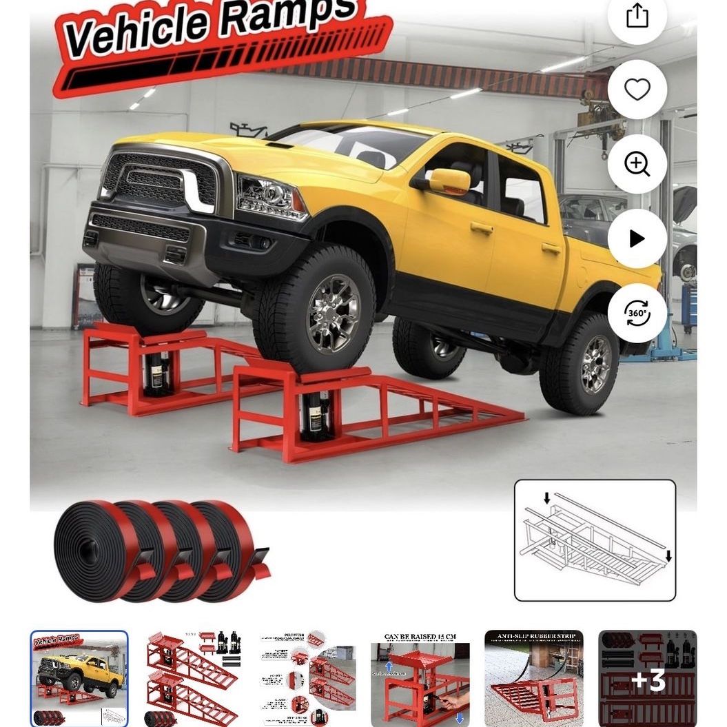 Lafati Hydraulic Car Ramps Automotive Tools - 2 pack 5T 10,000 lbs - New in Box