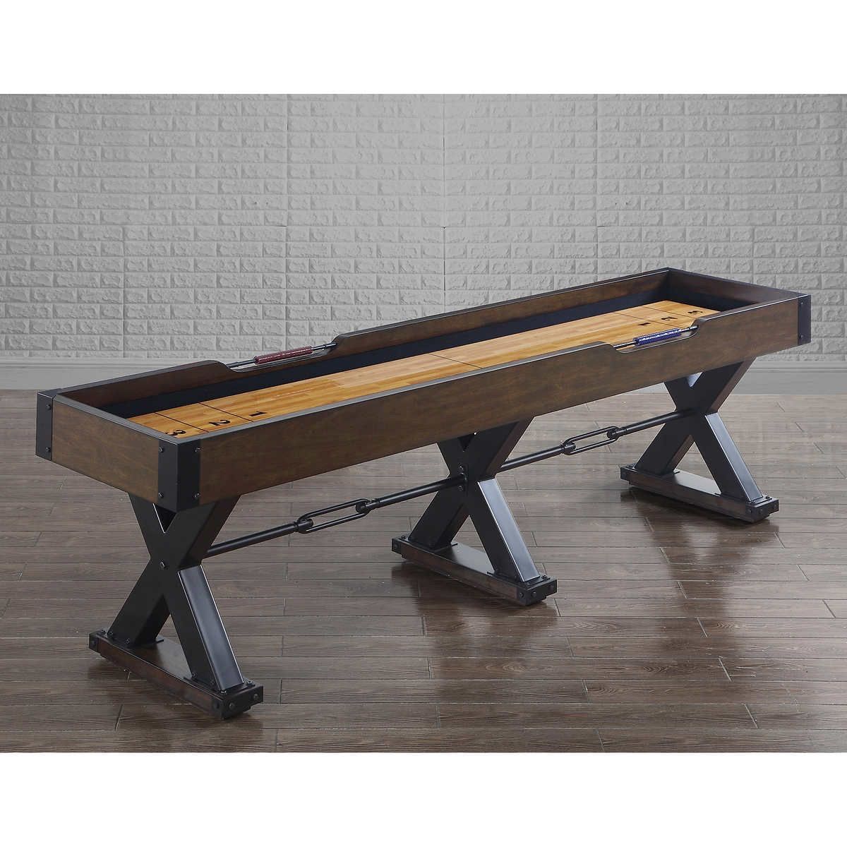 Vintage 9' Shuffleboard Table