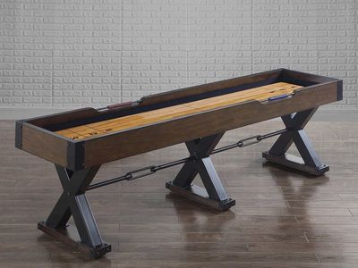 Vintage 9' Shuffleboard Table
